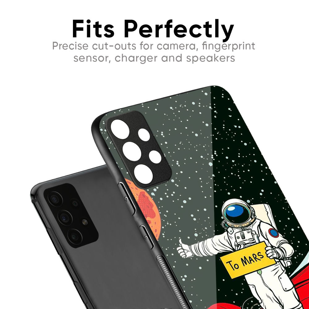Astronaut on Mars Glass Case for Samsung Galaxy S20 FE