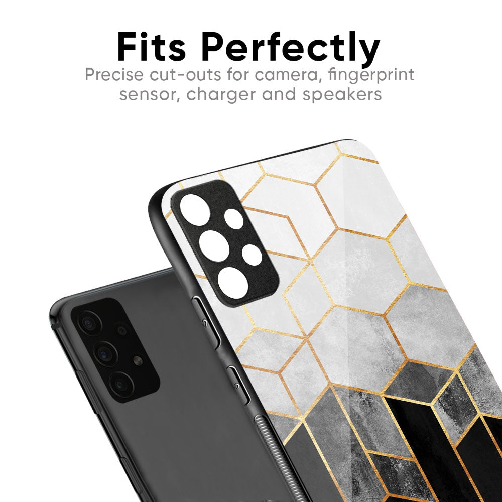 Tricolor Pattern Glass Case for Vivo X50 Pro