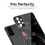 Tropical Art Flower Glass Case for OnePlus Nord CE 2 5G