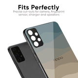 Abstract Mountain Pattern Glass Case for Oppo Reno10 5G