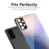 Blue Mauve Gradient Glass Case for Oppo A79 5G
