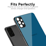Cobalt Blue Glass Case for OPPO F21 Pro