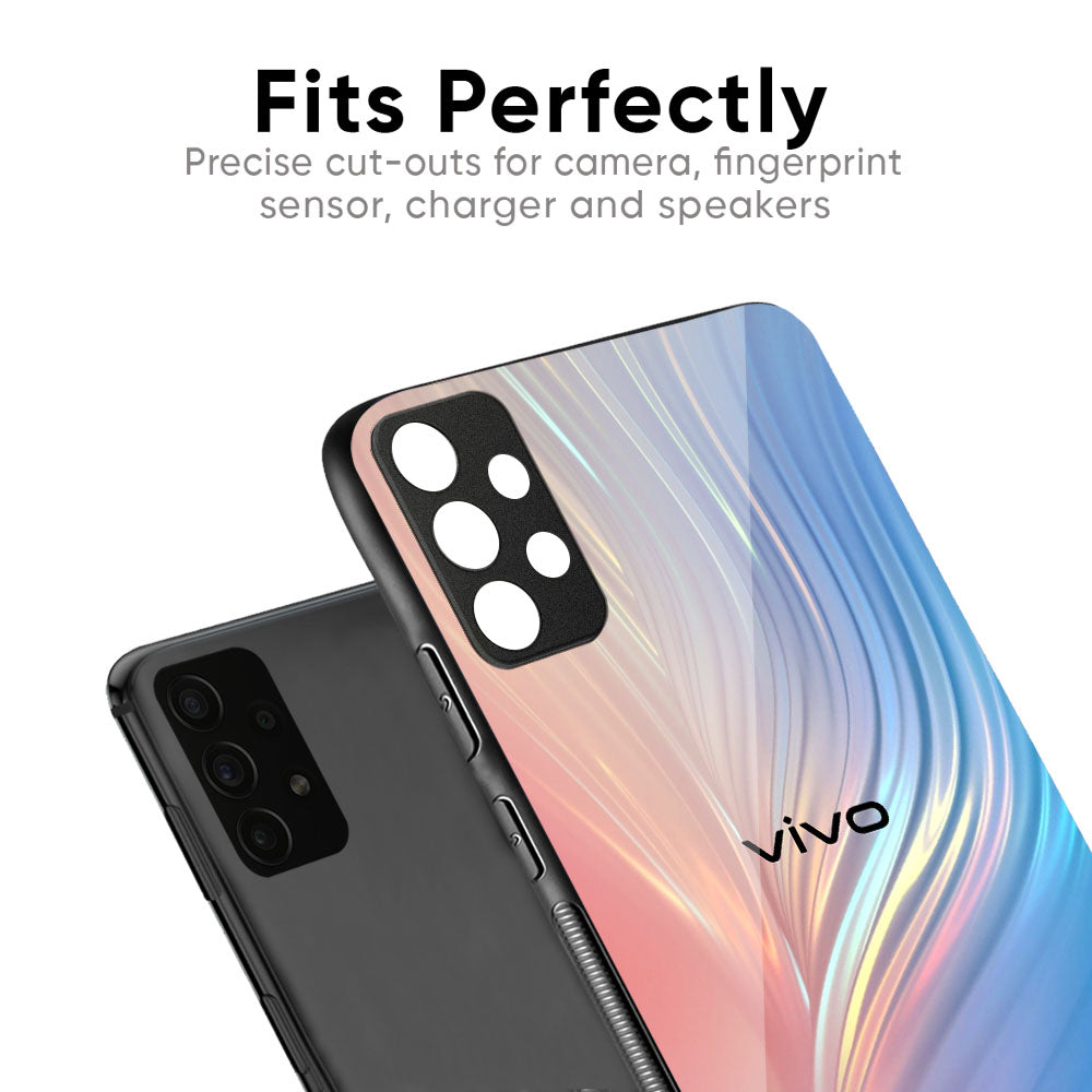 Mystic Aurora Glass Case for Vivo X50 Pro