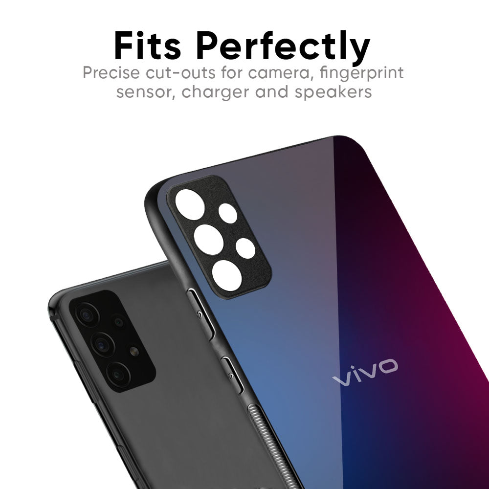 Mix Gradient Shade Glass Case For Vivo X50 Pro