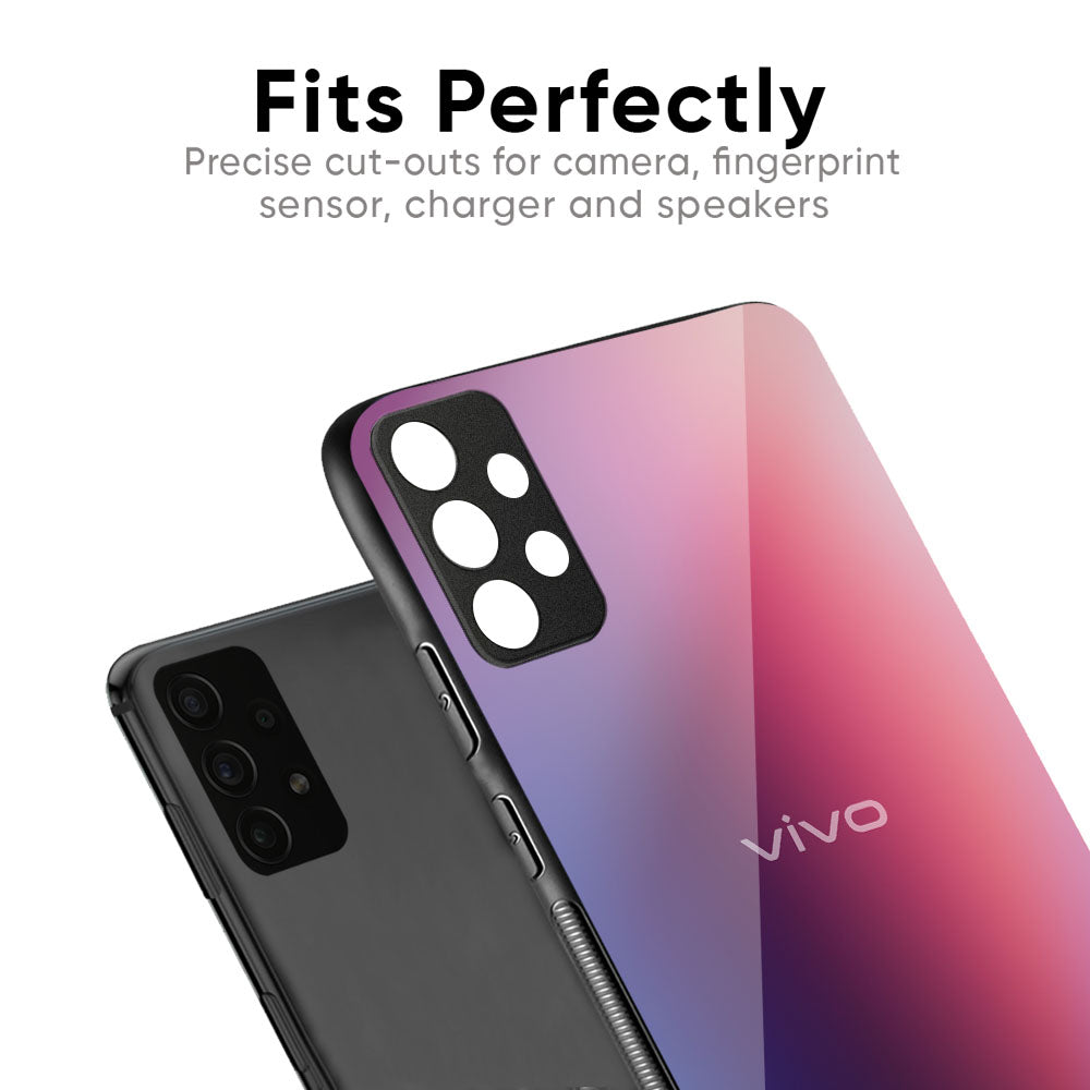 Multi Shaded Gradient Glass Case for Vivo X50 Pro