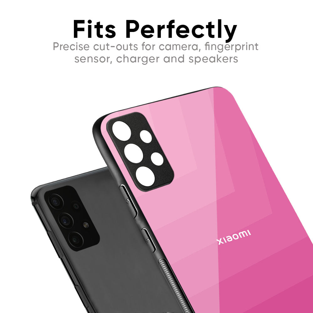 Pink Ribbon Caddy Glass Case for Redmi Note 12 5G
