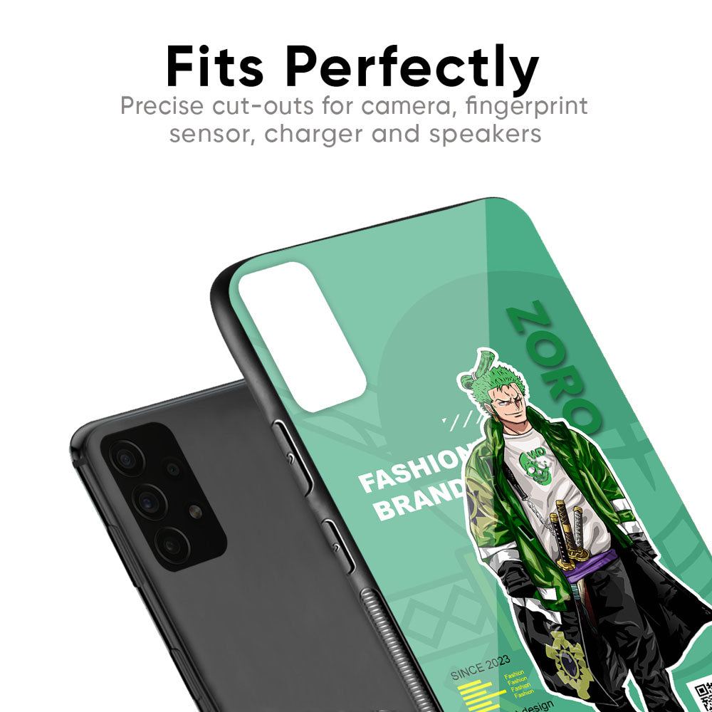 Zoro Bape Glass Case for Samsung Galaxy F41