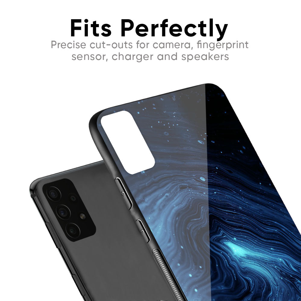 Dazzling Ocean Gradient Glass Case For Samsung Galaxy F41