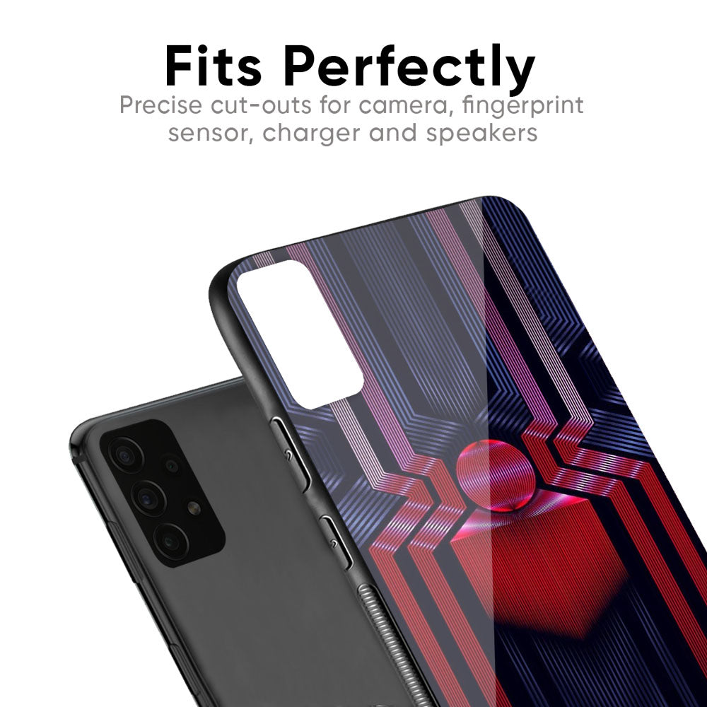 Super Art Logo Glass Case For Samsung Galaxy F41