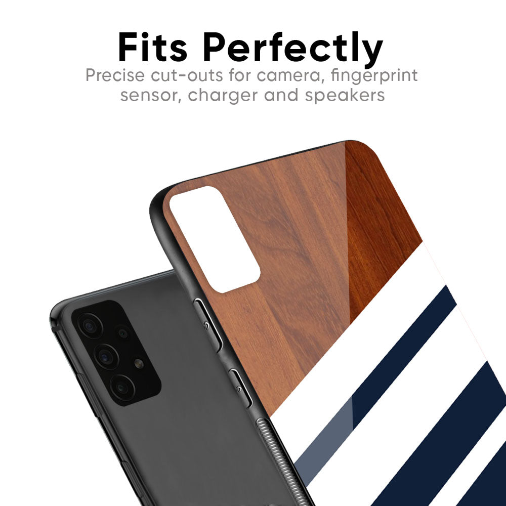 Bold Stripes Glass case for Samsung Galaxy F41