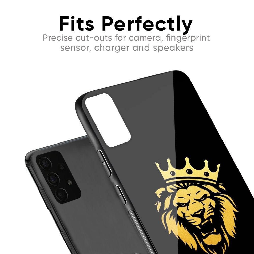 Lion The King Glass Case for Samsung Galaxy F41