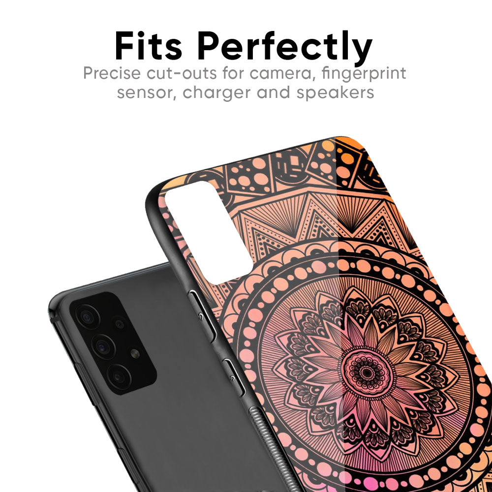 Floral Mandala Glass Case for Huawei P30 Pro