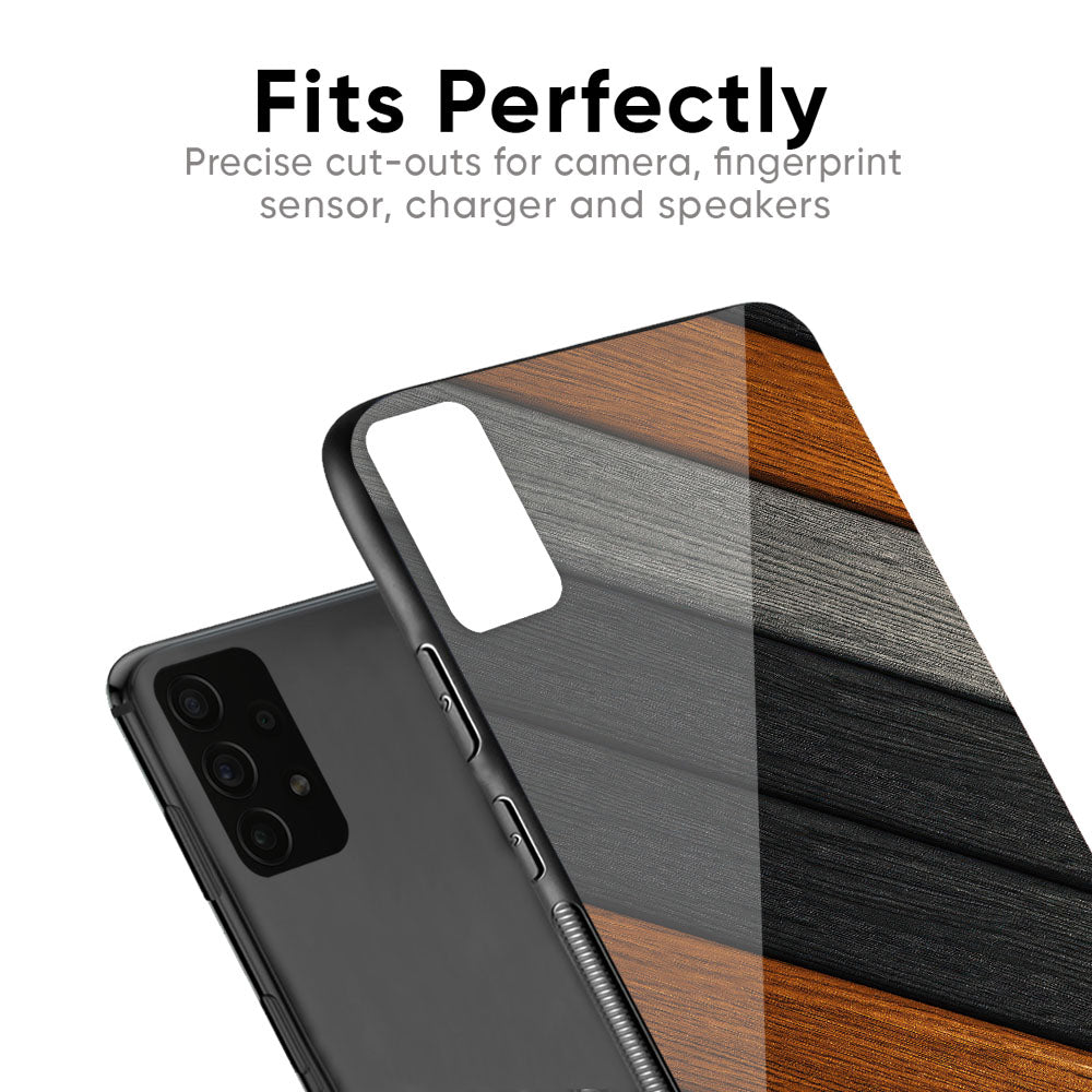 Tri Color Wood Glass Case for Huawei P30 Pro