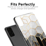 Tricolor Pattern Glass Case for OnePlus 8 Pro