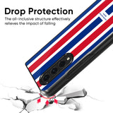 Tricolor Flag Glass Case for Samsung Galaxy Z Fold4 5G
