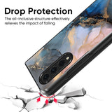Marble Ink Abstract Glass Case for Samsung Galaxy Z Fold4 5G