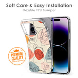 Abstract Faces Soft Cover for iPhone SE