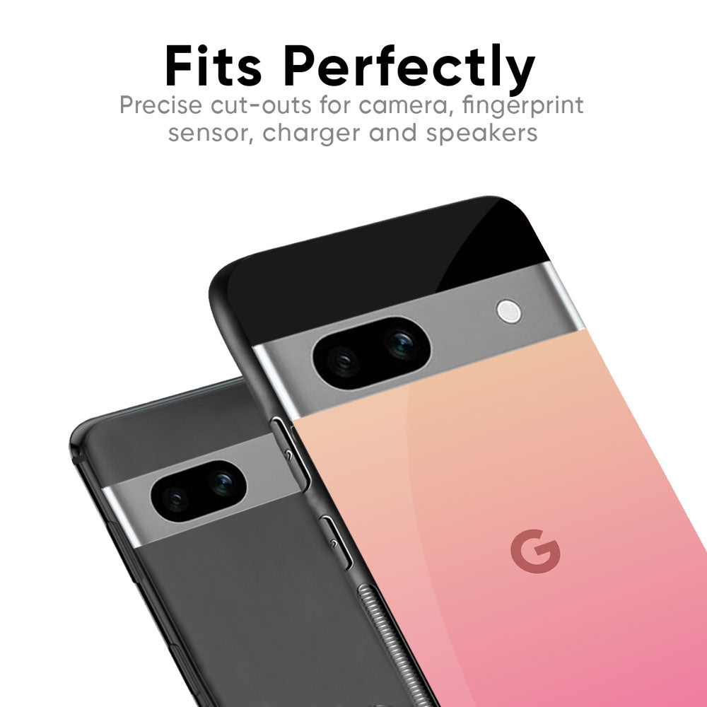 Pastel Pink Gradient Glass Case For Google Pixel 8