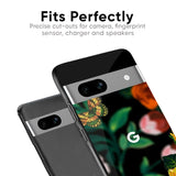Flowers & Butterfly Glass Case for Google Pixel 8 Pro