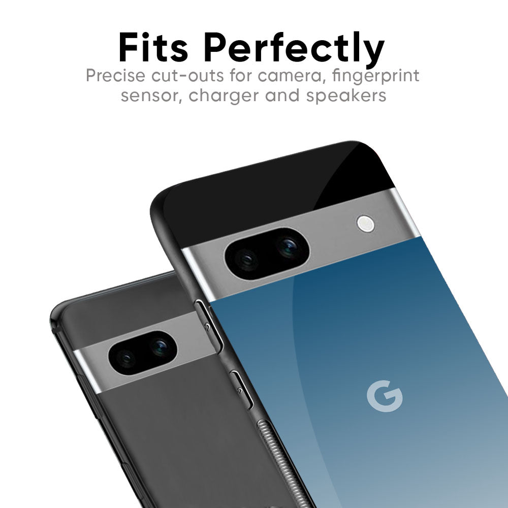 Deep Sea Space Glass Case for Google Pixel 8