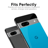 Blue Aqua Glass Case for Google Pixel 8 Pro