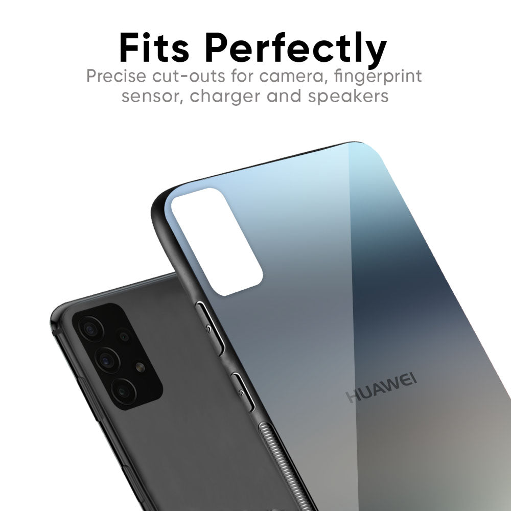 Tricolor Ombre Glass Case for Huawei P30 Pro