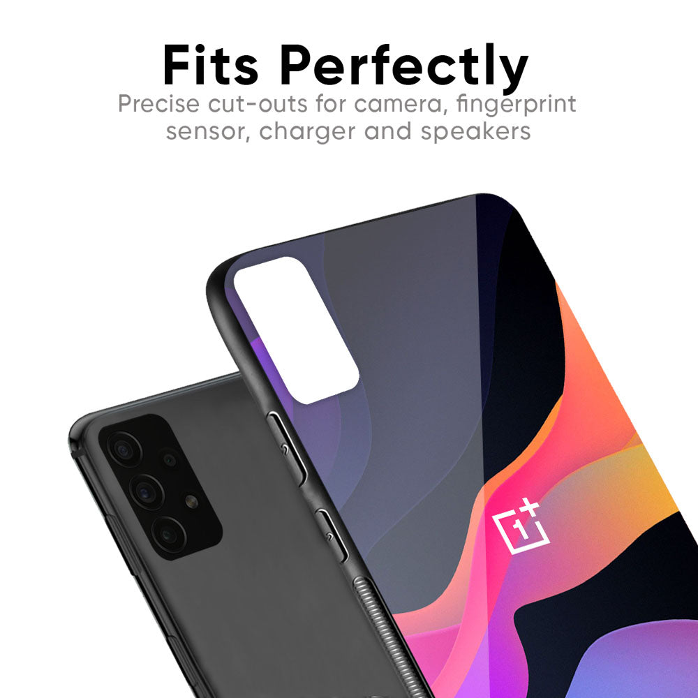 Colorful Fluid Glass Case for OnePlus 6T