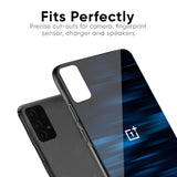 Blue Rough Abstract Glass Case for OnePlus 11 5G