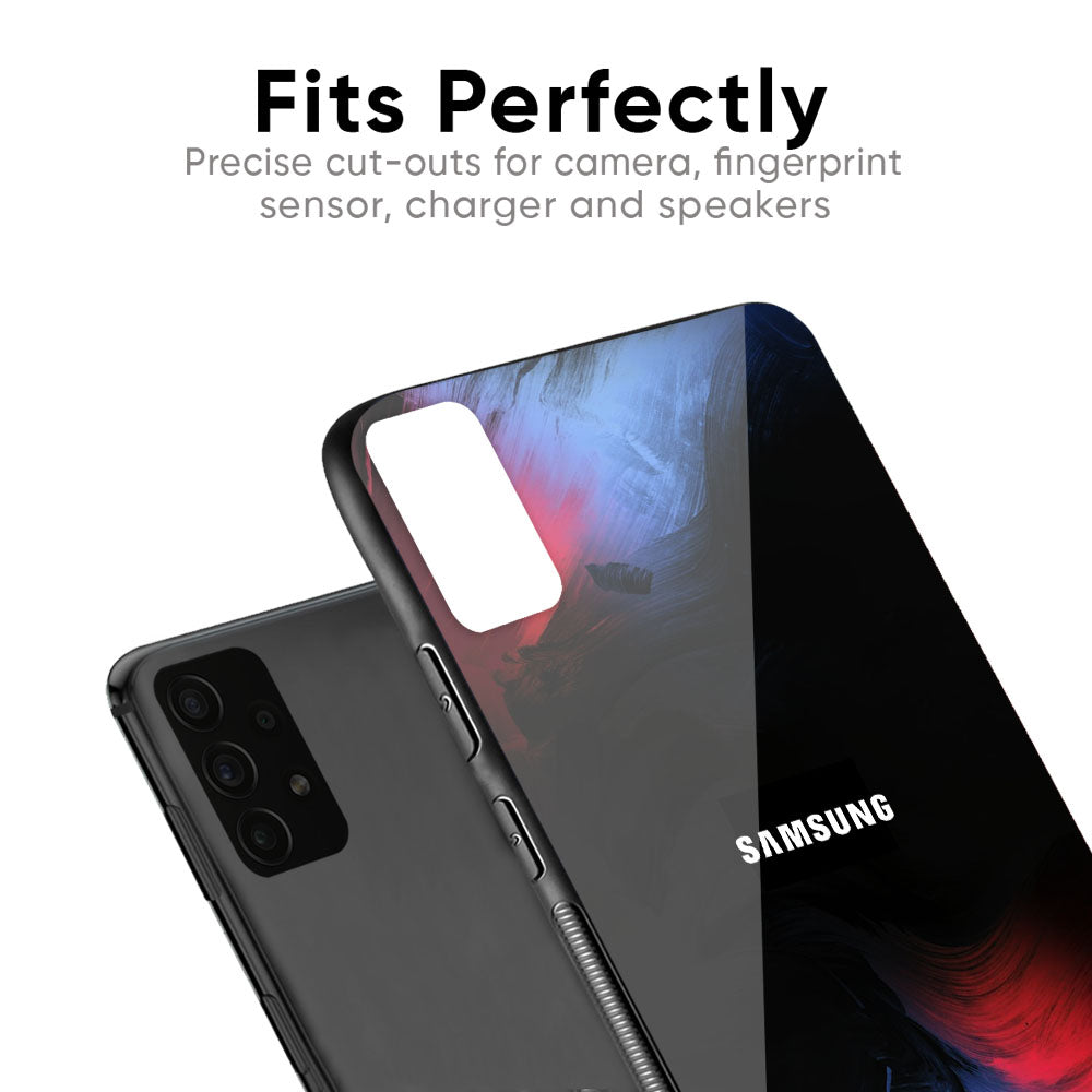 Fine Art Wave Glass Case for Samsung Galaxy F41