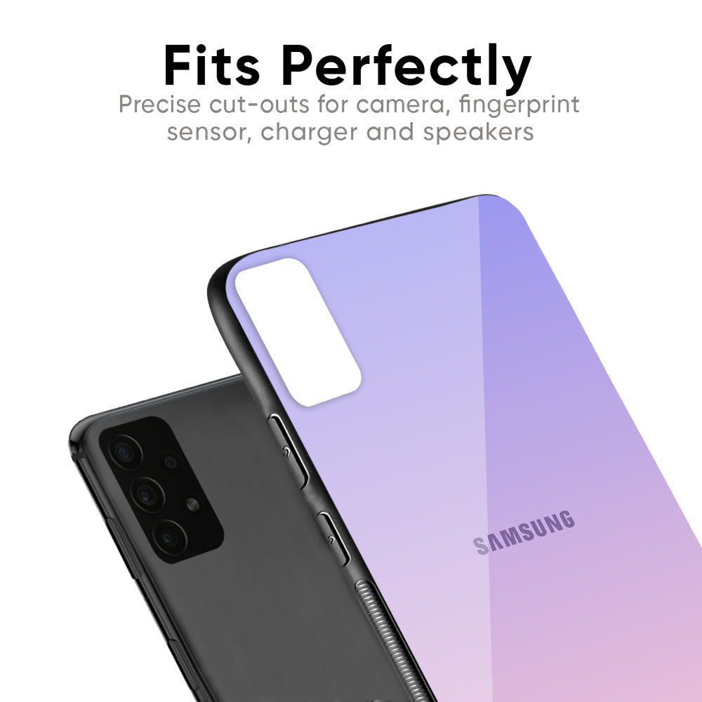 Lavender Gradient Glass Case for Samsung Galaxy F41