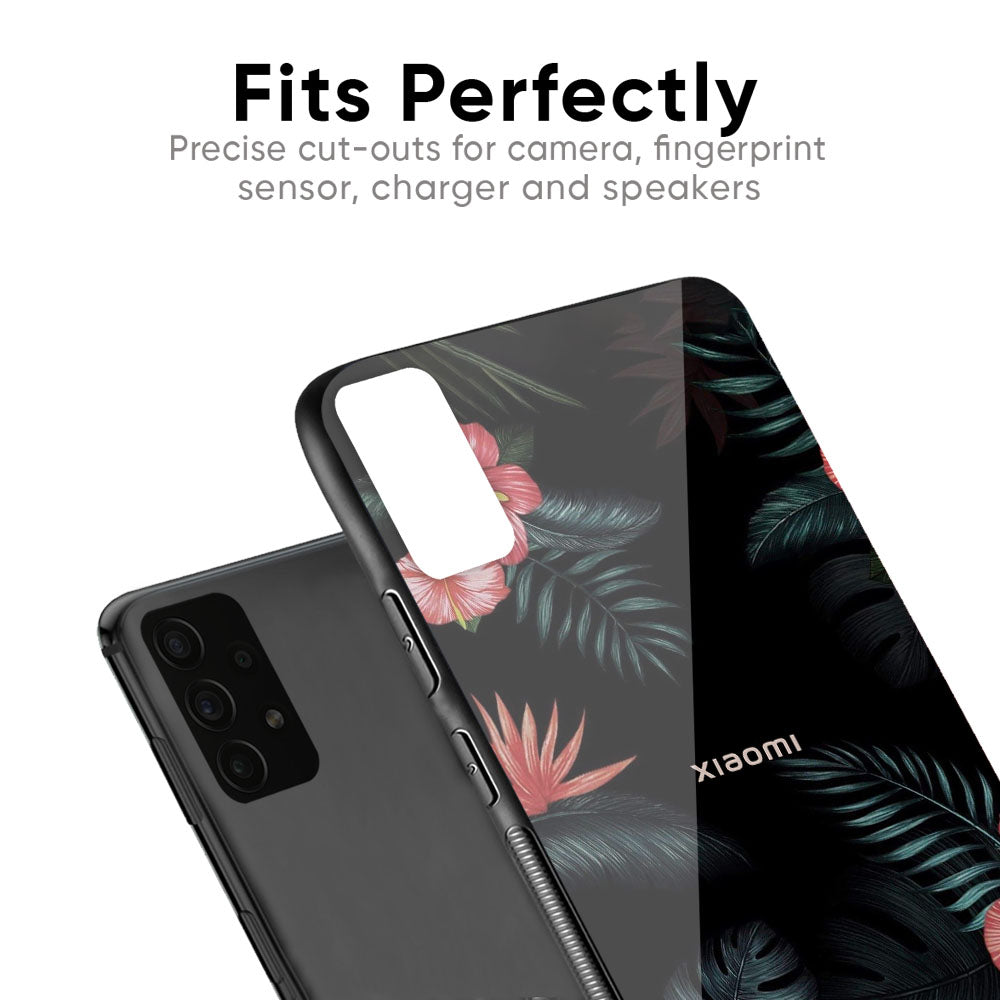 Tropical Art Flower Glass Case for Xiaomi Mi A3