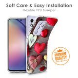 Valentine Hearts Soft Cover for Samsung Galaxy A8 Star