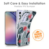 Retro Floral Leaf Soft Cover for Samsung Galaxy A20