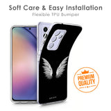 White Angel Wings Soft Cover for Samsung J7 Max
