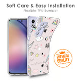 Unicorn Doodle Soft Cover For Samsung Galaxy M10