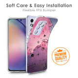 Space Doodles Art Soft Cover For Samsung Galaxy M40