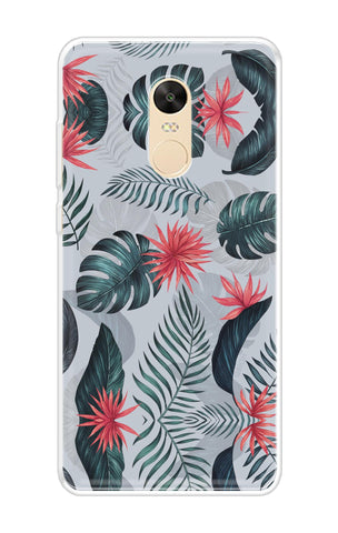 Retro Floral Leaf Xiaomi Redmi 5 Plus Back Cover