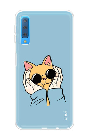 Attitude Cat Samsung A7 2018 Back Cover