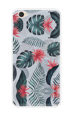 Retro Floral Leaf Vivo Y55s Back Cover