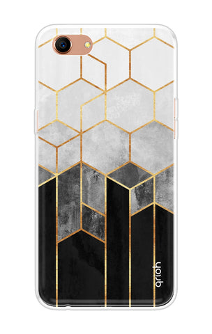 Hexagonal Pattern Oppo A83 Back Cover