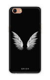 White Angel Wings Oppo A83 Back Cover