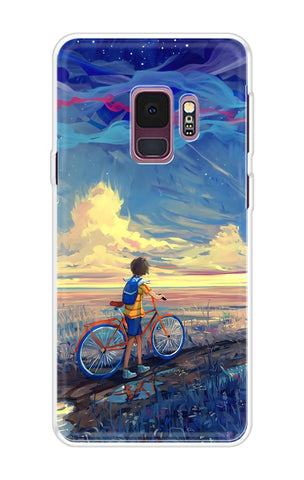 Riding Bicycle to Dreamland Samsung S9 Back Cover