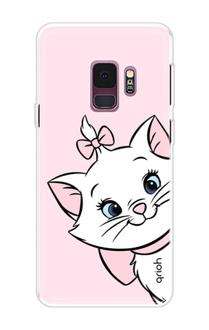 Cute Kitty Samsung S9 Back Cover