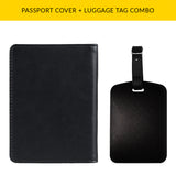 Indian Passport & Luggage Tag Combo