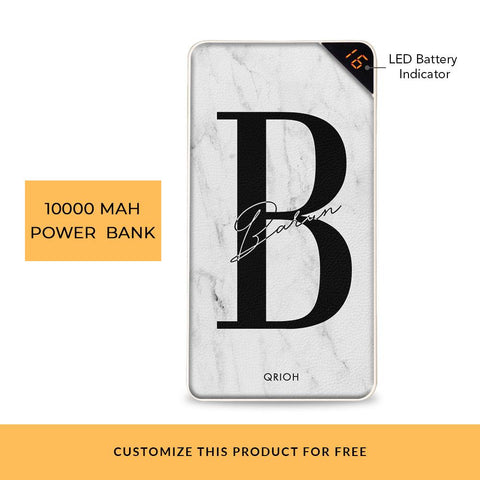 Slate Marble Customized Power Bank