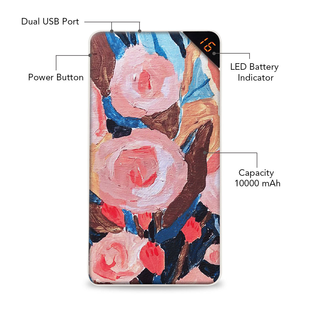 Pastel Canvas 10000 mAh Universal Power Bank