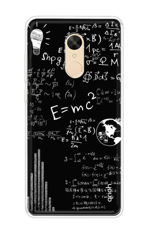 Equation Doodle Redmi Note 5 Back Cover