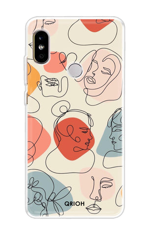 Abstract Faces Redmi Note 5 Pro Back Cover