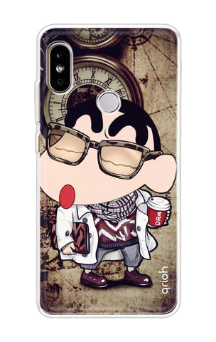 Nerdy Shinchan Redmi Note 5 Pro Back Cover