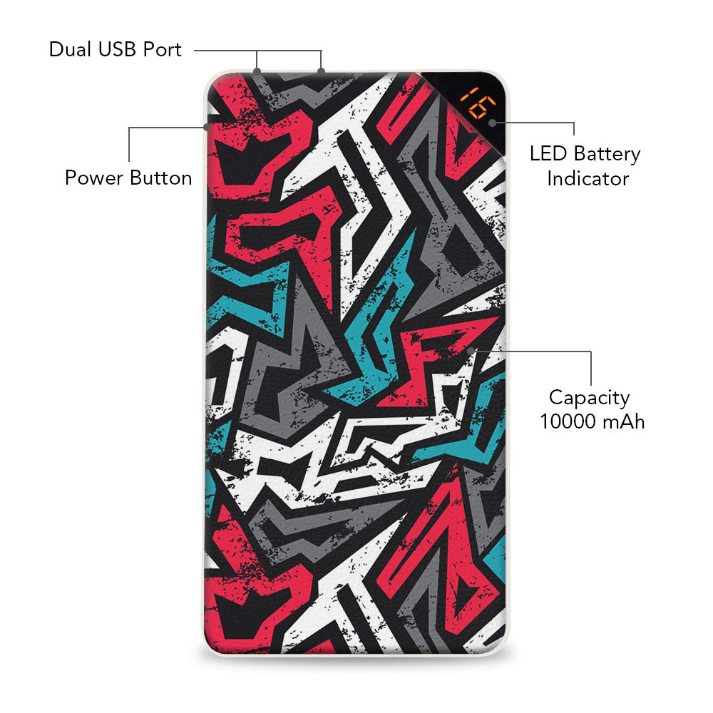 Street Art 10000 mAh Universal Power Bank